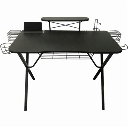 Atlantic-Personal & Portable Atlantic-Personal & Portable 33950212 Gaming Pro Straight Computer Desk - Black 33950212